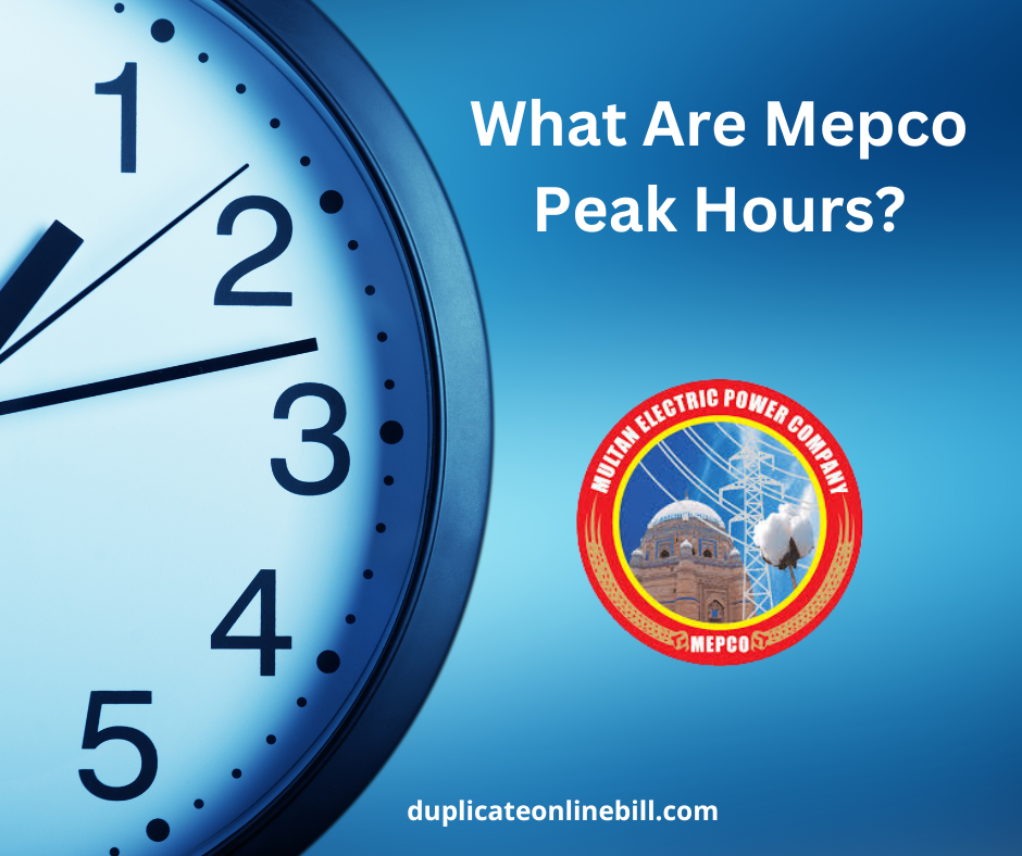 What Are Mepco Peak Hours?