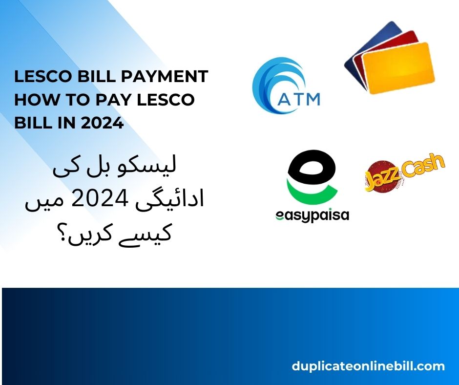 Lesco bill payment method