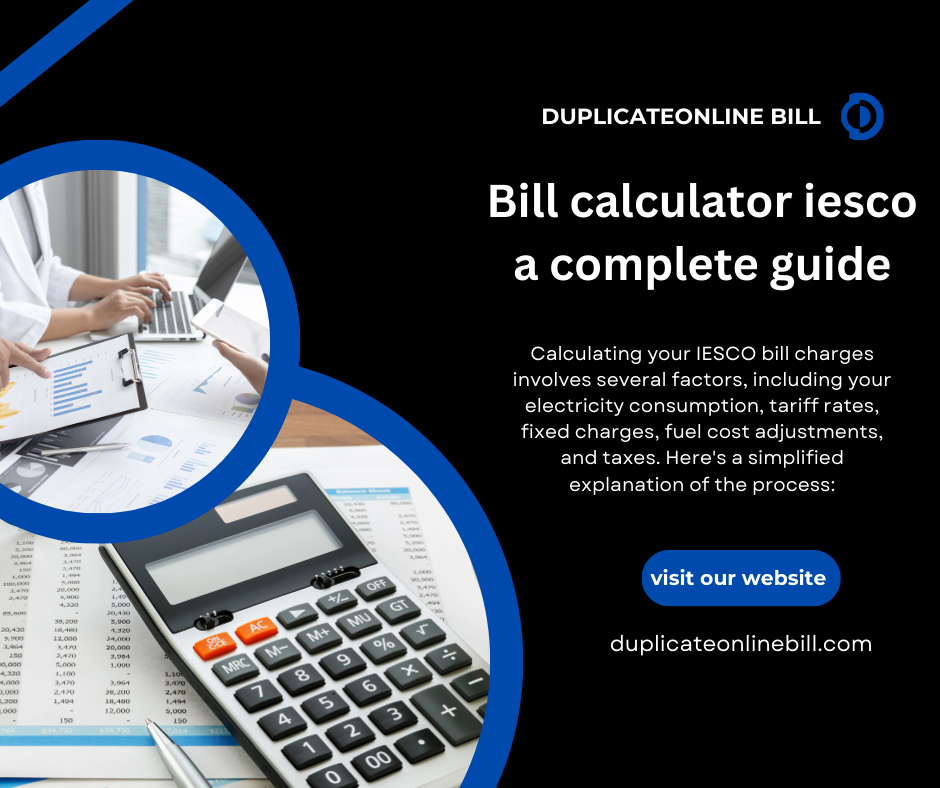 Bill calculator iesco a complete guide