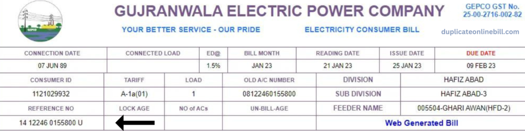 Gepco Bill Online Check 2024