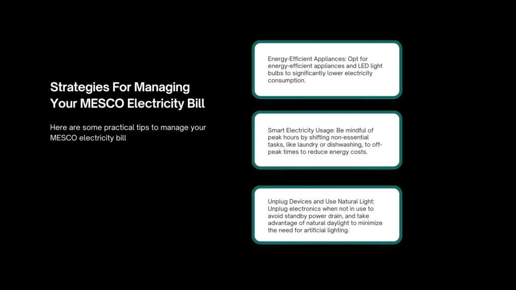 Strategies For Managing Your MESCO Electricity Bill